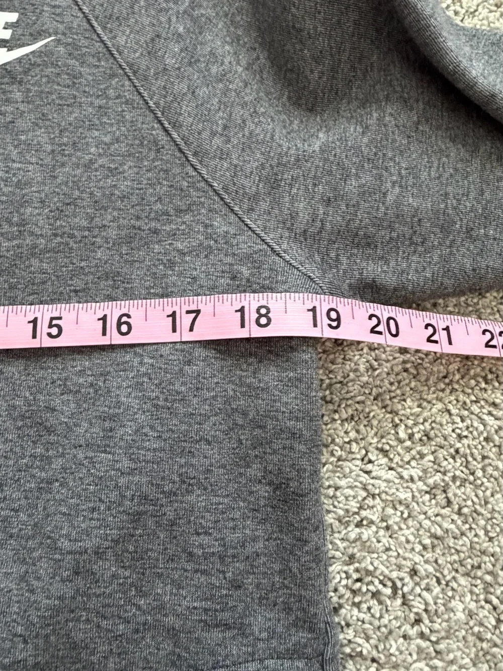Nike women’s  Dark Gray Full-Zip Track Jacket with White Logo